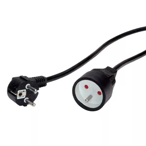 Power cable Black VALUE 19.99.1171 5 m CEE7/7