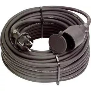 Удлинитель AS Schwabe 60370 — 25 м, чёрный