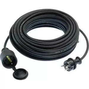 Удлинитель AS Schwabe 60315, 16 A, чёрный, 15 м