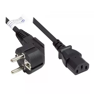 Jaudas kabelis Alcasa P0130-S015 melns 1.5 m
