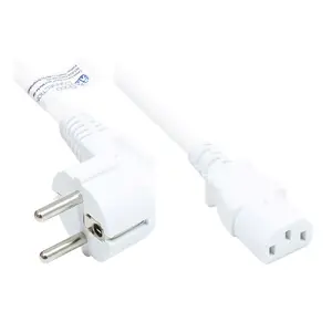 Jaudas kabelis Alcasa P0130-W018 1.8m CEE7/7 IEC C13