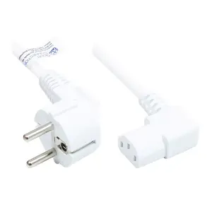 Силовой кабель Alcasa P0131-W018 белый 1.8 м