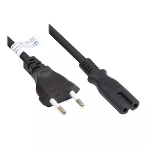 Power cable Alcasa P0370-S007 0.75 m C type plug C7 coupler