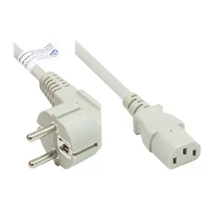 Сетевой кабель Alcasa P0130-GR030 3 м вилка E+F разъем C13