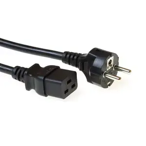 ACT 230V connection cable schuko male - C19 3m AK5022