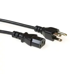 Power cord ACT Powercord USA plug - C13 black 2.5 m