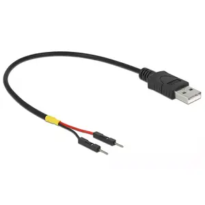 USB Cable DeLOCK 85401 0.2m USB A Black