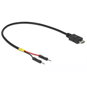 USB cable DeLOCK 85407 Mini-USB B 0.2 m Black