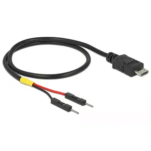 USB cable DeLOCK 85408 Micro-USB B 0.3 m Black