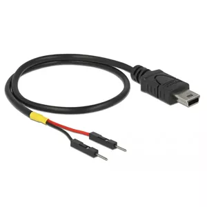USB cable DeLOCK 85414 Mini-USB B 0.3 m Black