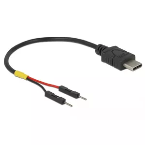 USB cable DeLOCK 85418 0.1 m USB C Black