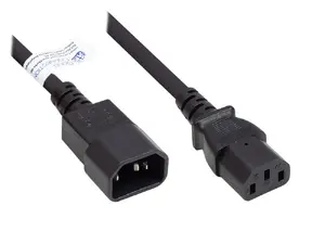 Силовой кабель Good Connections C14 - C13 0.75 м Черный H05VV-F 250В 10А