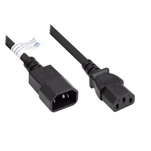 Power Cable Alcasa P1430-S050 Black 5m C14 C13 Coupler