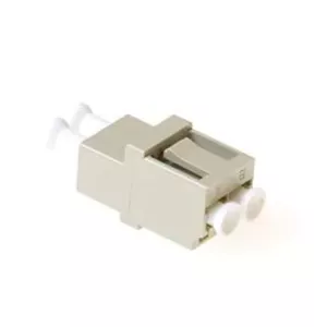 Fiber optic LC duplex adapter multimode OM2 square ACT EA9002