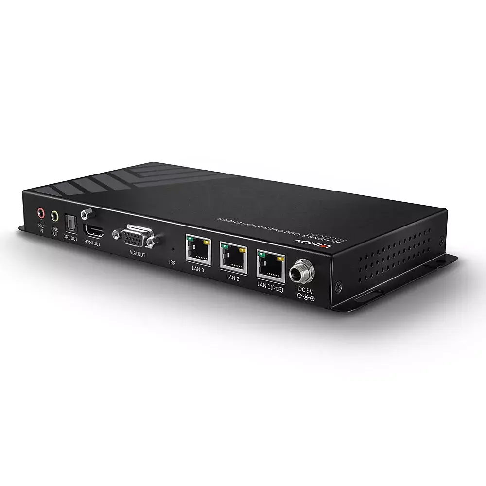 AV uztvērējs Lindy 4K HDMI & USB over IP Extender Receiver Photo 2