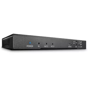 HDMI Splitter Lindy 2 Port HDMI 18G Splitter with Audio and Downscaling