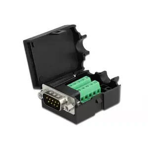 Соединитель DeLOCK 66264 Sub-D 9 10 пин терминальный блок Черный
