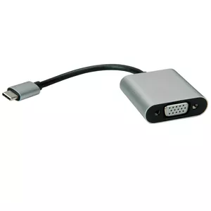 USB graphics adapter VALUE 12.99.3200 Black Silver