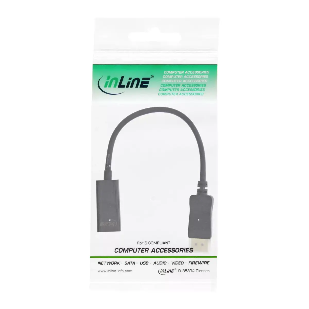 DisplayPort to HDMI Adaptor InLine 17198C Photo 2