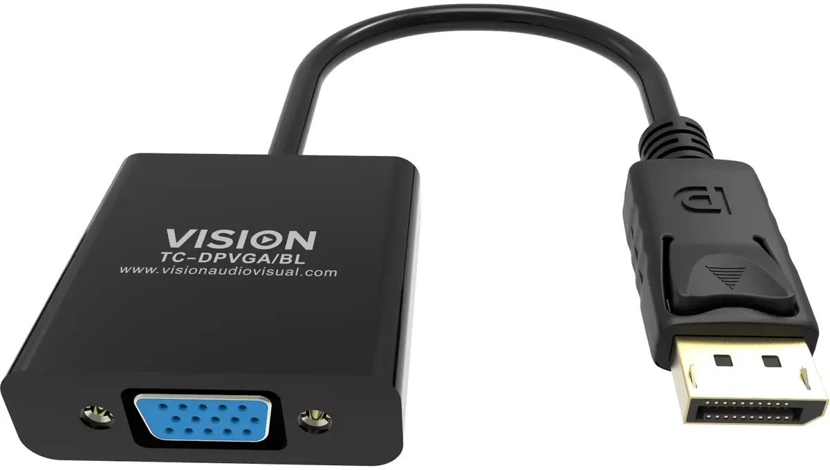 Video cable adapter DisplayPort VGA Vision TC-DPVGA/BL Photo 3