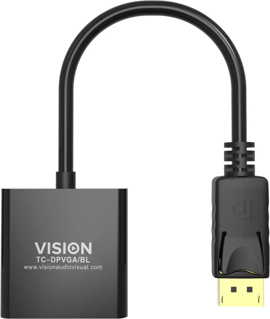 Video cable adapter DisplayPort VGA Vision TC-DPVGA/BL Photo 4