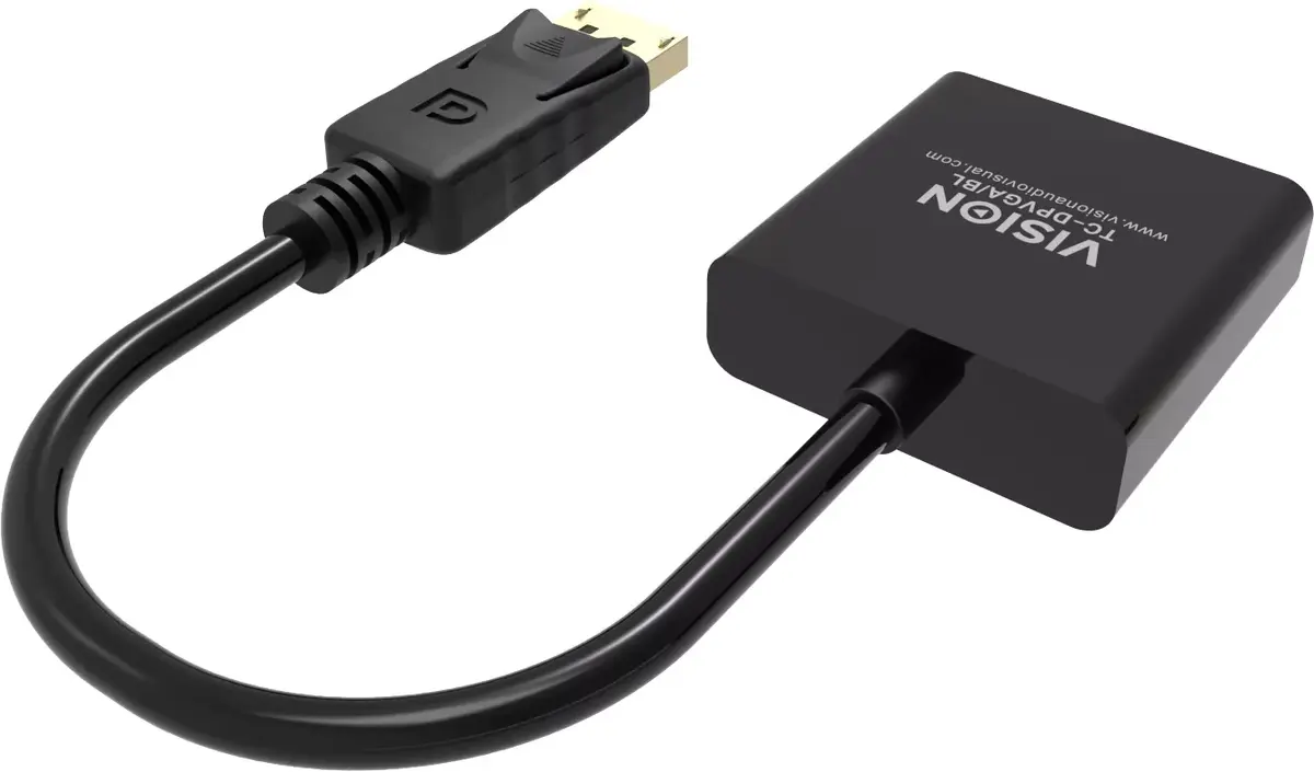 Video cable adapter DisplayPort VGA Vision TC-DPVGA/BL Photo 6