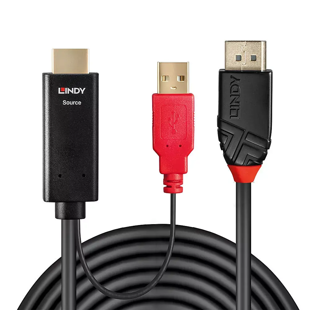 HDMI uz DisplayPort adaptera kabelis Lindy 41426 Photo 2