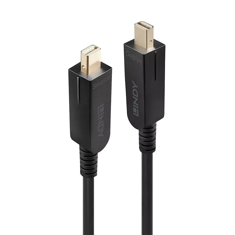 Optiskā šķiedra hibrīda Mini DisplayPort 1.4 kabelis Lindy Photo 2