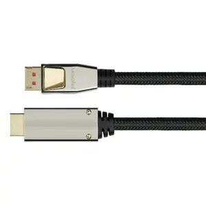 Video cable adapter PYTHON GC-M0217 DisplayPort to HDMI, 2 m, Black, 8 mm