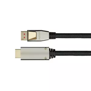 Video cable adapter Alcasa GC-M0220 10 m DisplayPort HDMI Black
