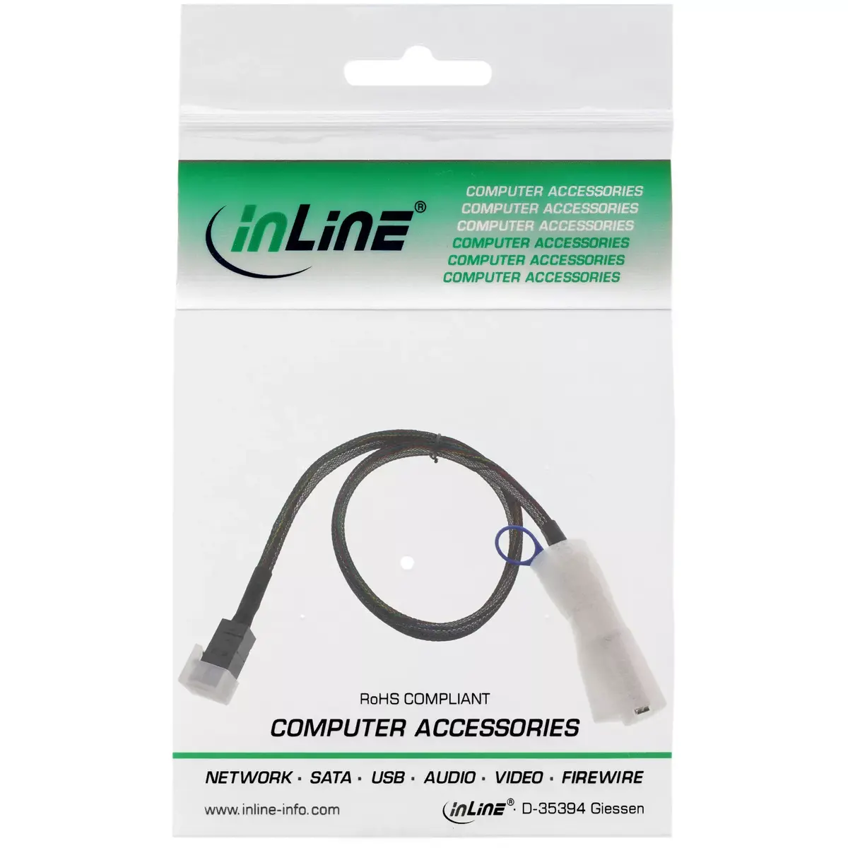 InLine Mini SAS HD kabelis SFF-8643 uz SFF-8088 Photo 2