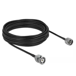 Coaxial Cable LMR195 DeLOCK 90425 10 m Black Grey
