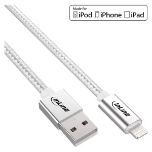 Lightning USB Cable InLine 31411A 1m for iPad iPhone iPod Silver