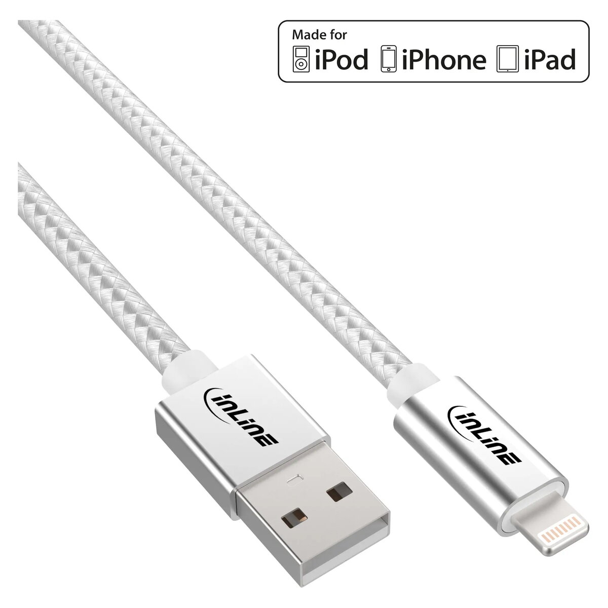 InLine Lightning USB Kabelis priekš iPad