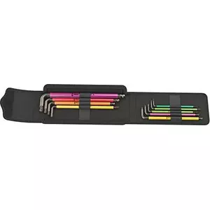 L-shaped hex key Wera 05004173001 Metric 9 pc(s)