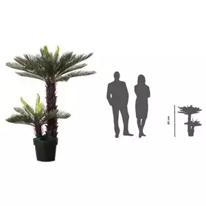 Artificial plant Paperflow PACYC80, green color, indoor use