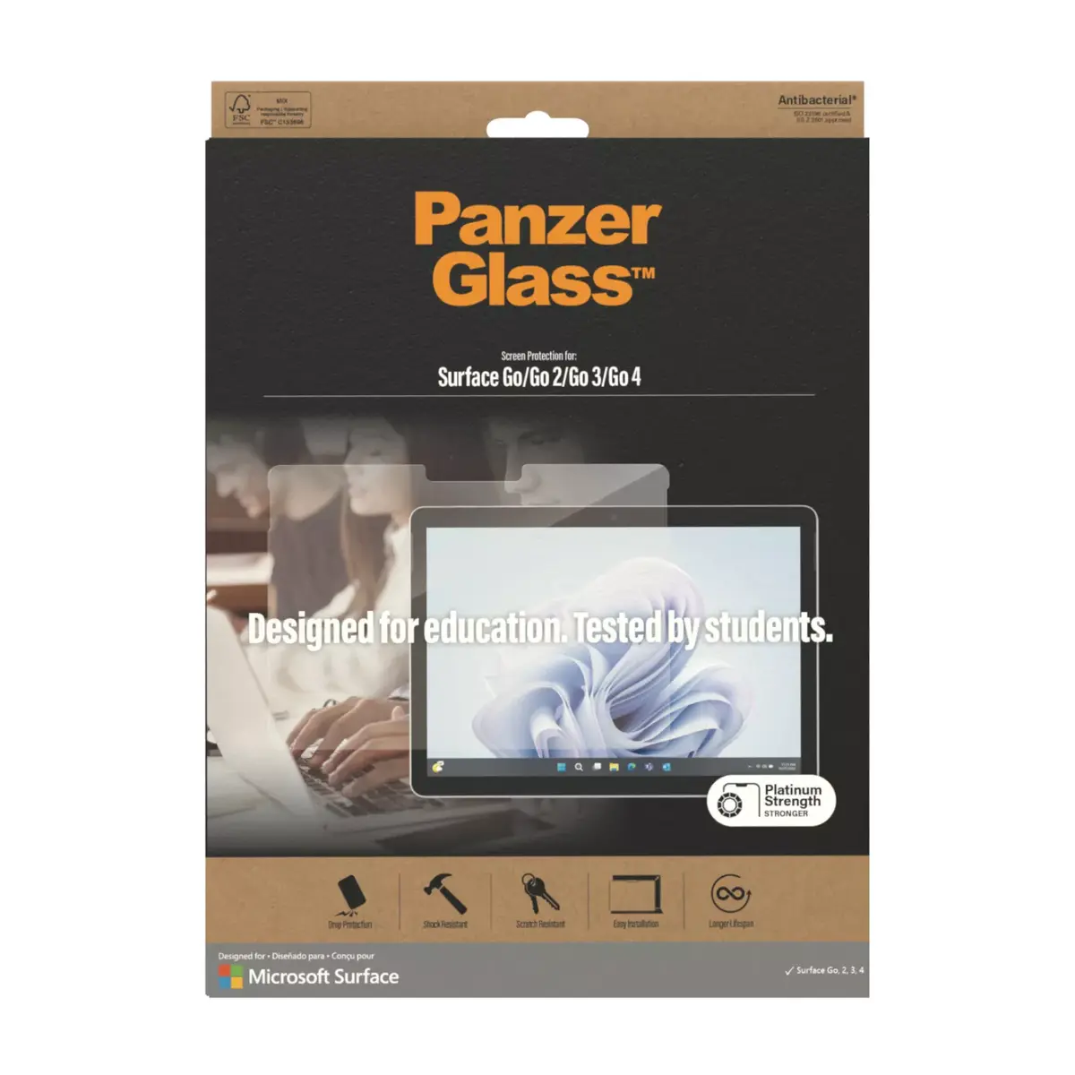 Защитное стекло PanzerGlass Microsoft Surface Go 4 Photo 3