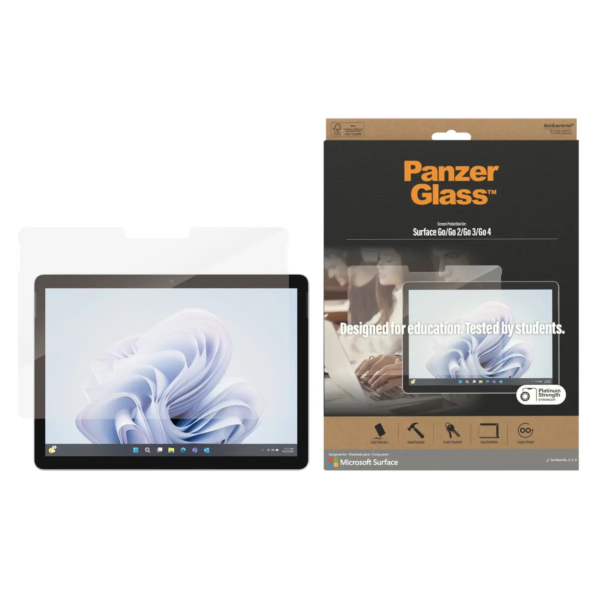 PanzerGlass ® Screen Protector Microsoft Surface Go 4 | Go 3 | Go 2 | Go 6255 Photo 2