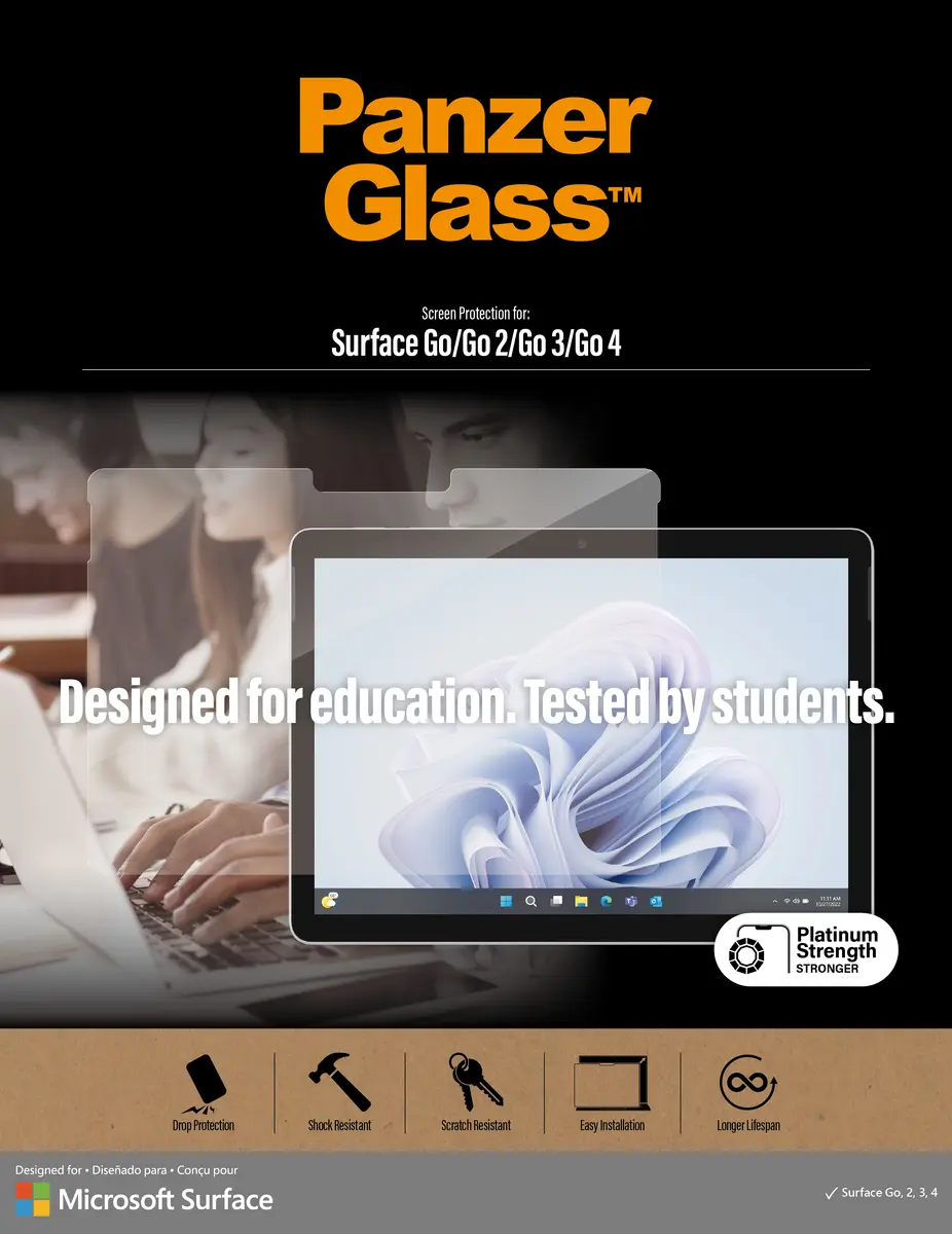 PanzerGlass ® Screen Protector Microsoft Surface Go 4 | Go 3 | Go 2 | Go 6255 Photo 6