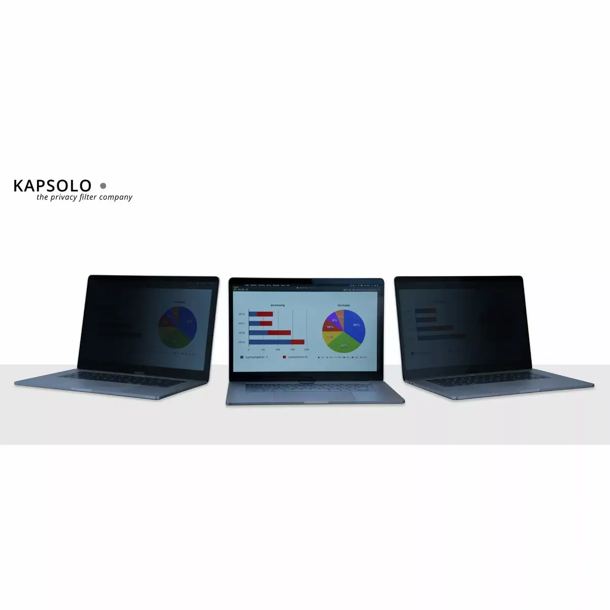 KAPSOLO Privacy Screen 33.8cm (13.3″) - 2-Way Plug In Photo 4