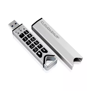 External data encryption module iStorage cloudAshur, 256 GB, USB Type-A, USB 3.2 Gen 1, password protection, silver