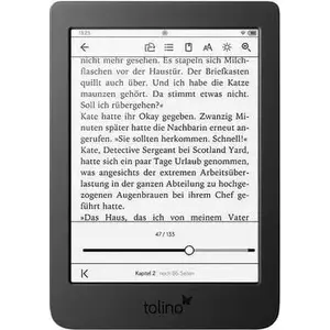Tolino Page 2 - e-grāmatu lasītājs - 8GB einfarbig E Ink Carta - Skārienjūtīgais ekrāns - Wi-Fi (4016621128333)