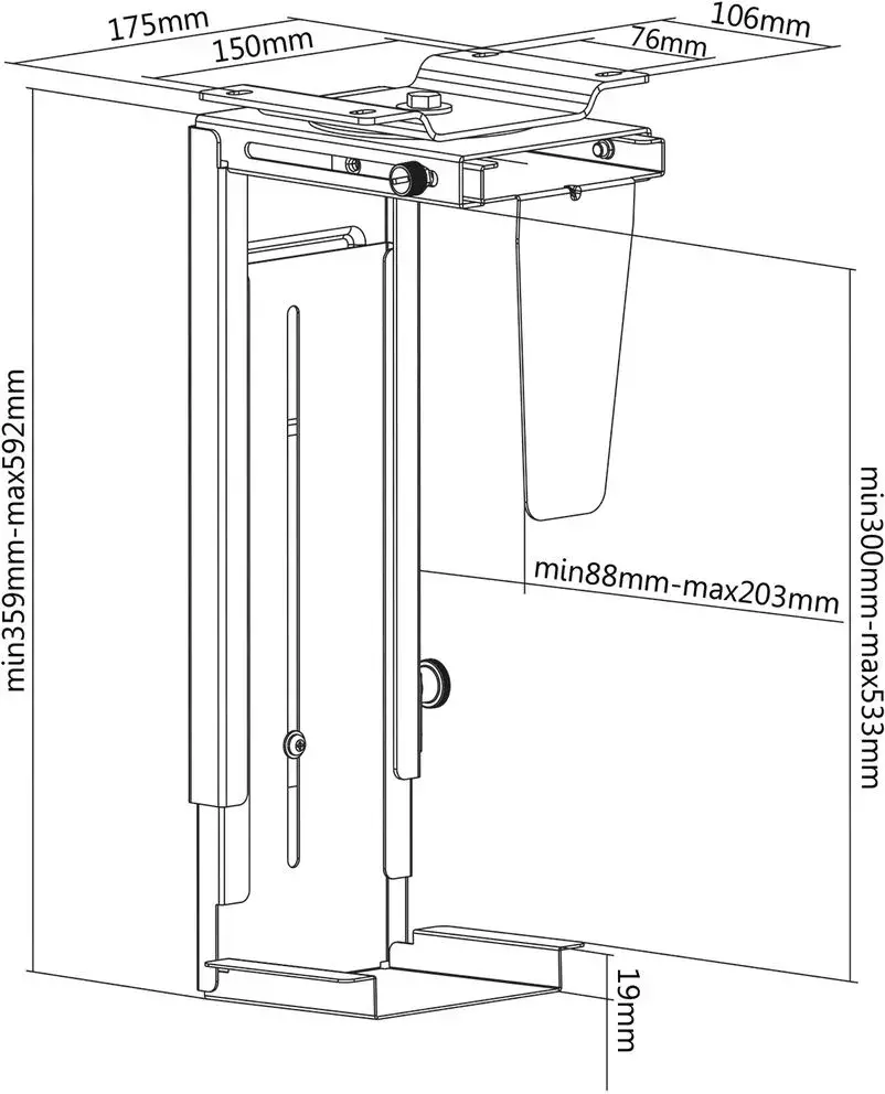 All-in-One PC/workstation mount VALUE 17.99.1501 Photo 3
