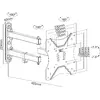 Wall mount InLine Basic 58-107cm (23-42") Photo 7