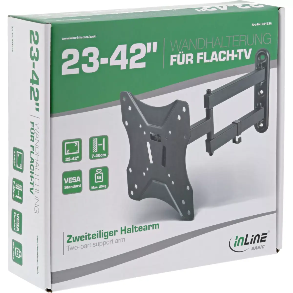 Wall mount InLine Basic 58-107cm (23-42") Photo 8