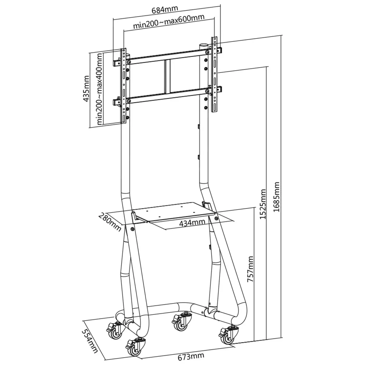 Multimedia cart InLine 23177A Photo 7