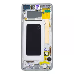 Replacement LCD display for Samsung Galaxy S10 (G975) — OEM panel GH82-18849B, white