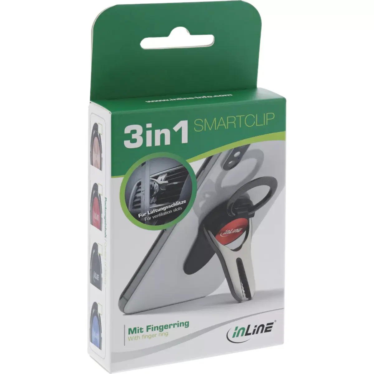 3-in-1 car holder InLine 55266S Photo 6