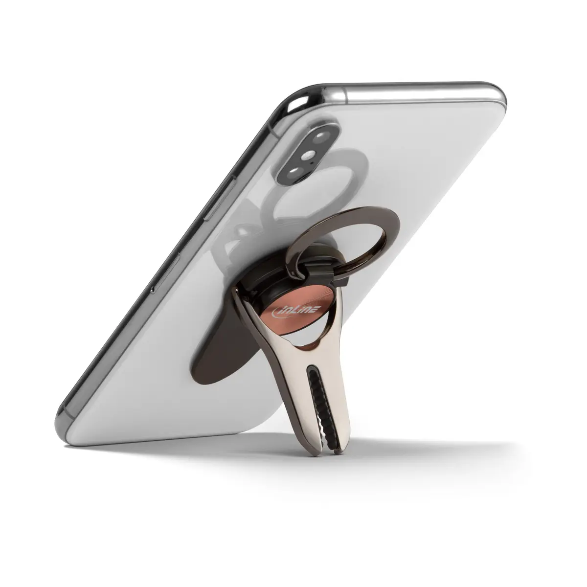 InLine 3-in-1 Smartphone Holder and Stand - Rose Gold Photo 10