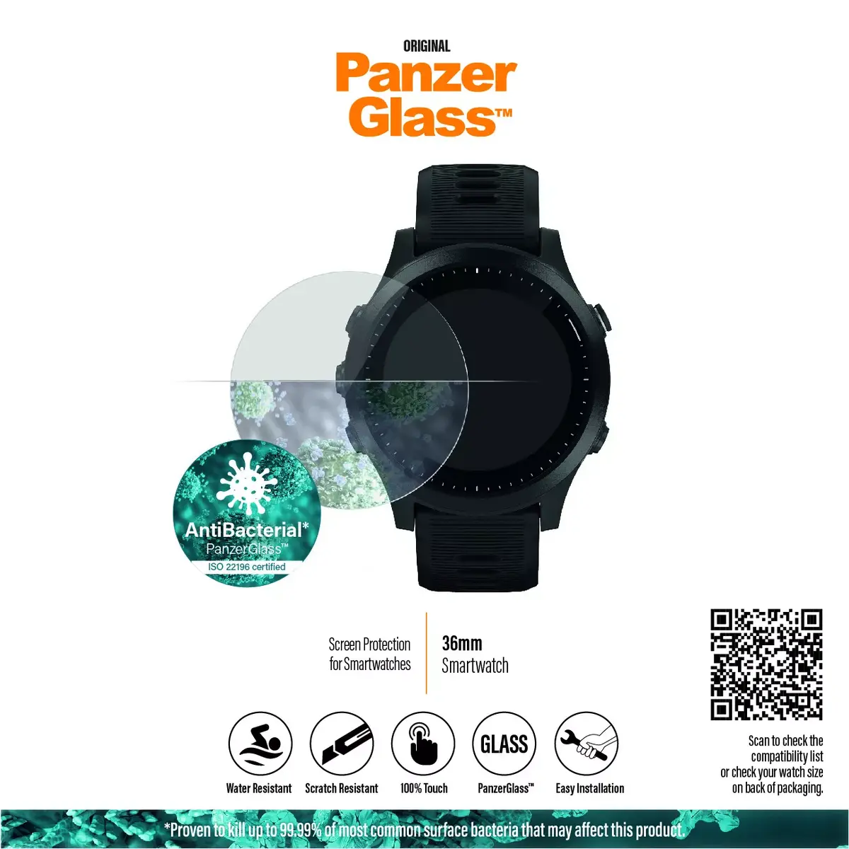 PanzerGlass SmartWatch 36mm ekrāna aizsargs Photo 8